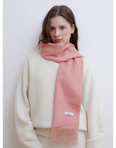 essential cashmere 100 muffler (M044_pink)