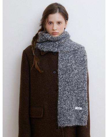bokashi boucle touch muffler (M045_black)