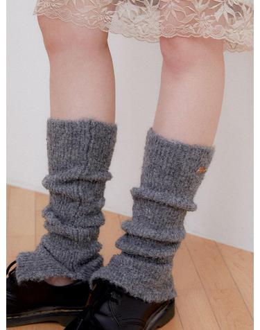 soft cozy leg warmer (F004_charcoal)