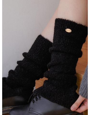 soft cozy leg warmer (F004_black)