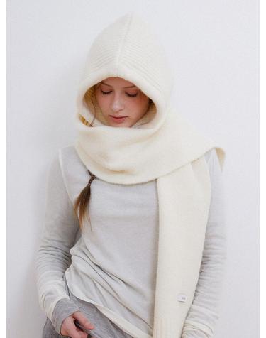 blend balaclava muffler set (M053_ivory)