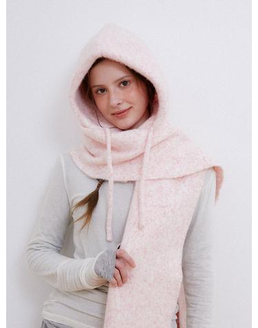 blend balaclava muffler set (M053_light pink)