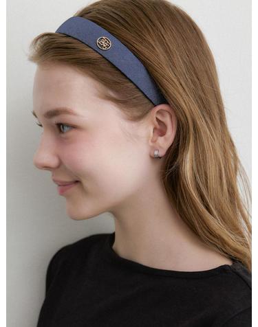 classic denim hairband (H046_blue)
