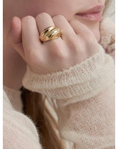 curved bold ring (R021_gold)