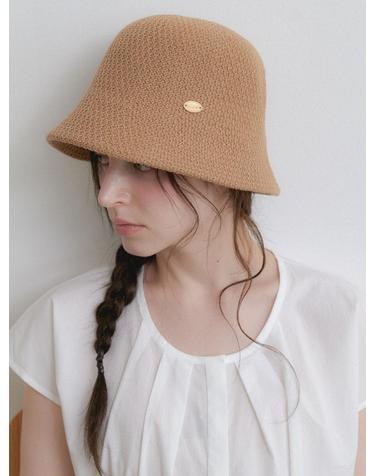 soft knit bucket hat (C078_beige)
