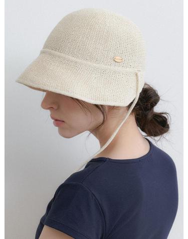 string light bucket hat (C080_ivory)