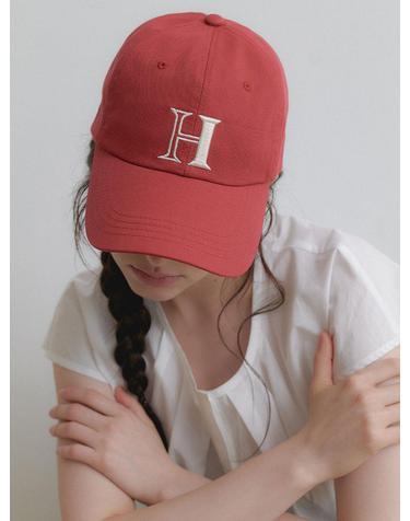 signature H logo ball cap (C081_red)