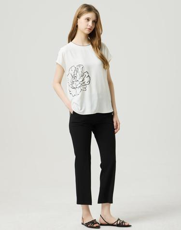 더레노마 · [더레노마](본사직영) 뒷밴딩 부츠컷 슬랙스팬츠-R2F21WSL160 · 스토어 상품 이미지