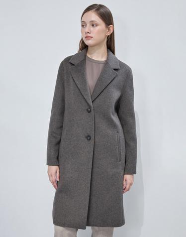아웃포켓 핸드메이드 모직 코트-R3F41HCT030
