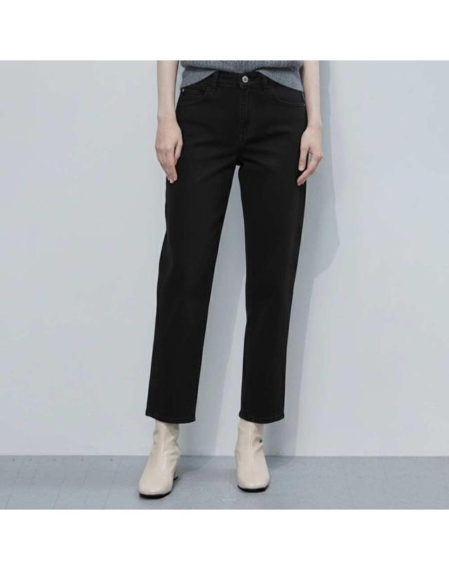 보니스팍스 속기모 세미배기 데님 팬츠-BC48DP020 착용컷