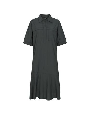 [보니스팍스] 자수 밑단프릴 카라 원피스-B1F21WOP010