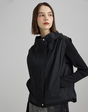 아트웍 니트 배색 베스트-B1G32WVT010