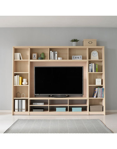 에든 거실 서재화 TV 전면 책장 GT-1820 월플렉스 수납장 서재 인테리어 가구