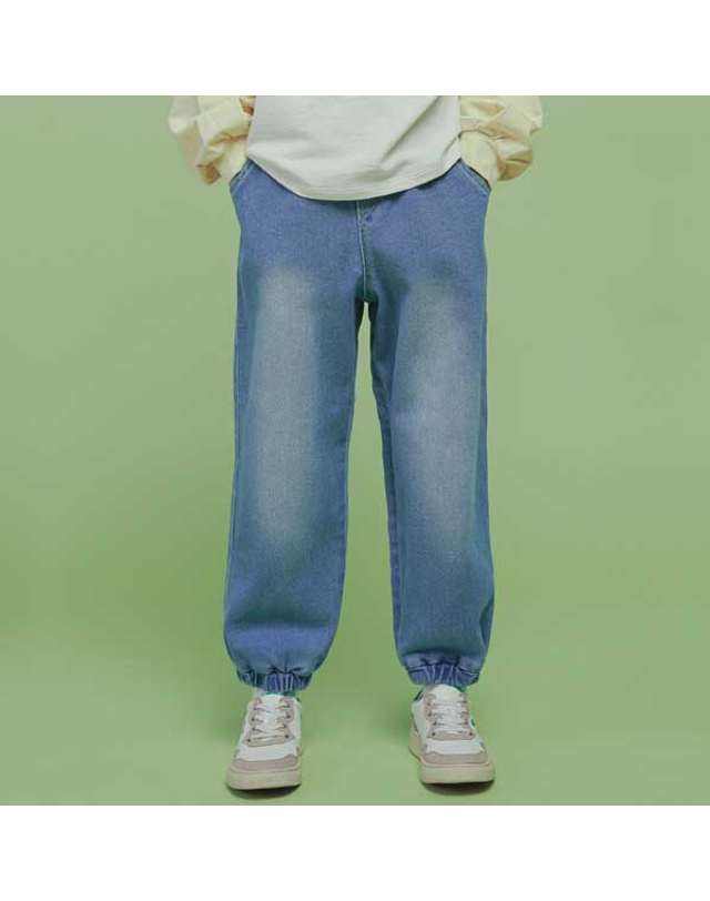 아이러브제이 J858_비싼바지 데님 조거핏 JVSPT47 착용컷