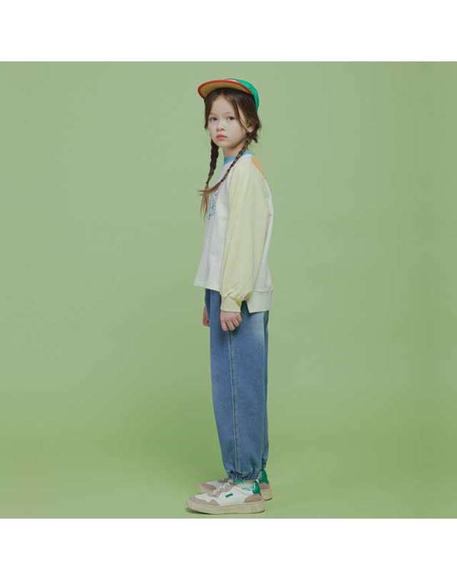 아이러브제이 J858_비싼바지 데님 조거핏 JVSPT47 착용컷