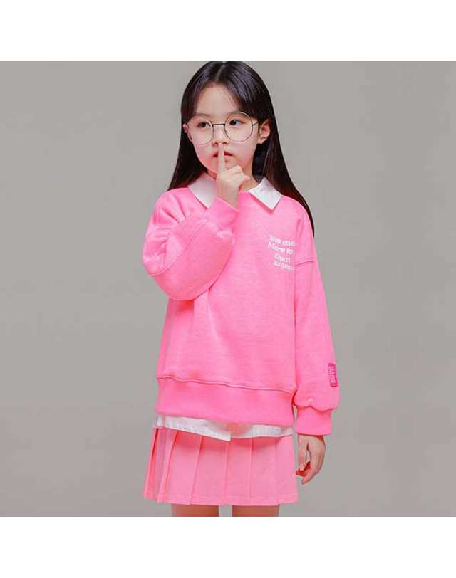아이러브제이 A.애니원 네온 맨투맨 티 JVSTO88 착용컷