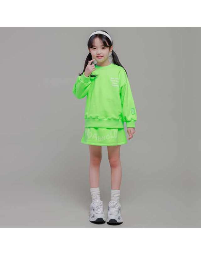 아이러브제이 A.애니원 네온 맨투맨 티 JVSTO88 착용컷