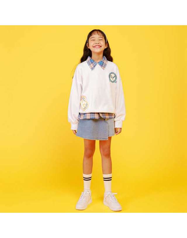 아이러브제이 J861_비싼바지 버터 랩스커트 JVSPT28 착용컷