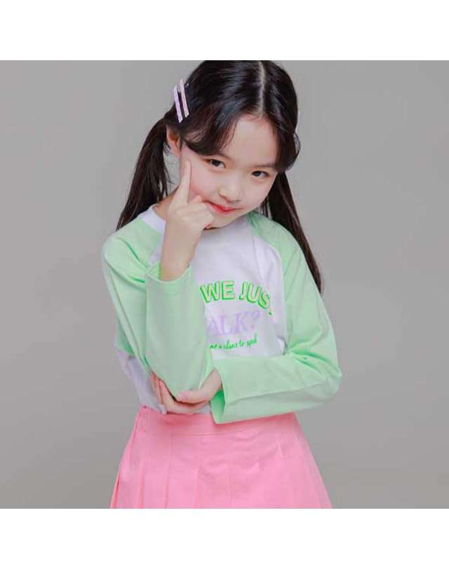 아이러브제이 A.토크 래글런 티셔츠 JVSTO81 착용컷