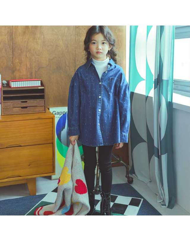 아이러브제이 Y. 리브 데님 셔츠 JUFTO56 착용컷
