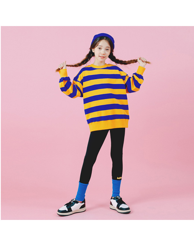 아이러브제이 B.멜리시 배색 레깅스 JVFLE23 착용컷