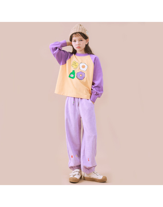 아이러브제이 M.레터링 멜멜 조거 팬츠 JVFPT41 착용컷