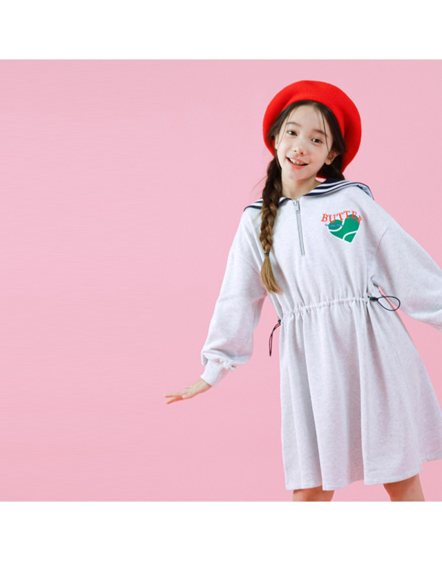 아이러브제이 B.알레 카라 원피스 JVFOP21 착용컷