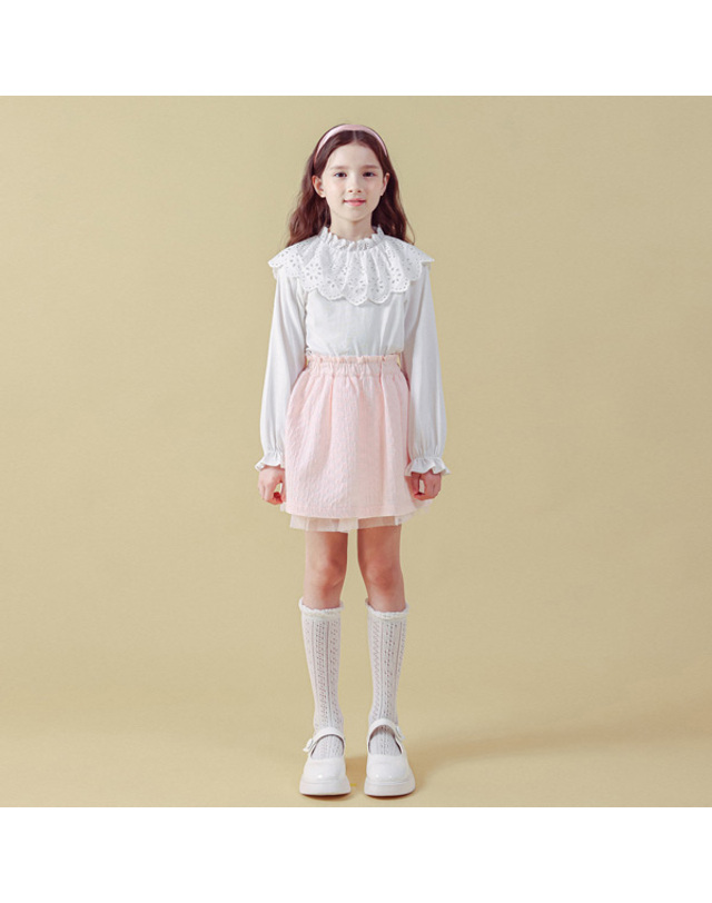 아이러브제이 N.하르트 레이스 티 JVFTO64 착용컷