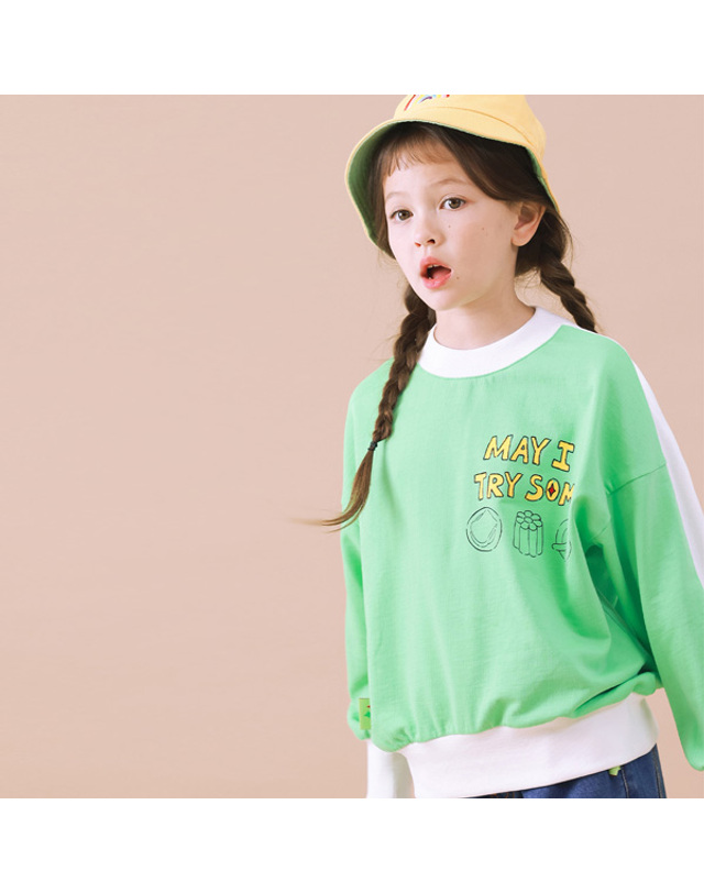아이러브제이 M.메이썸 맨투맨 티 JVFTO45 착용컷