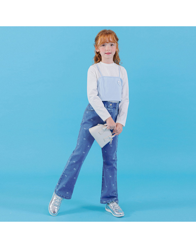 아이러브제이 아델라 레이어드티 JXFTO45 착용컷