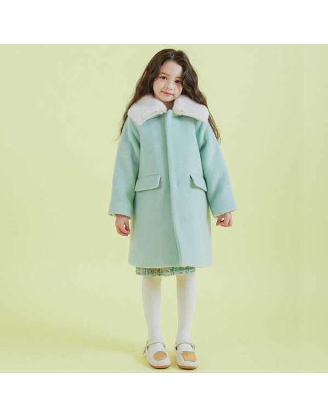 아이러브제이 N. 버밍엄 퍼카라 방모 코트 JUWOU08 착용컷