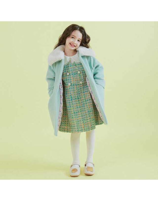 아이러브제이 N. 버밍엄 퍼카라 방모 코트 JUWOU08 착용컷