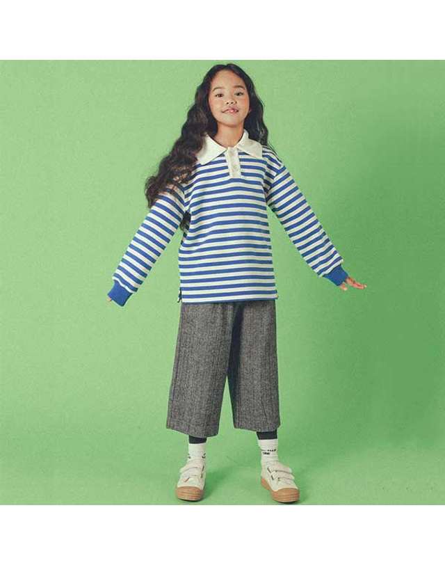 아이러브제이 B. 모직체크 8부 팬츠 레깅스 JUWPT22 착용컷