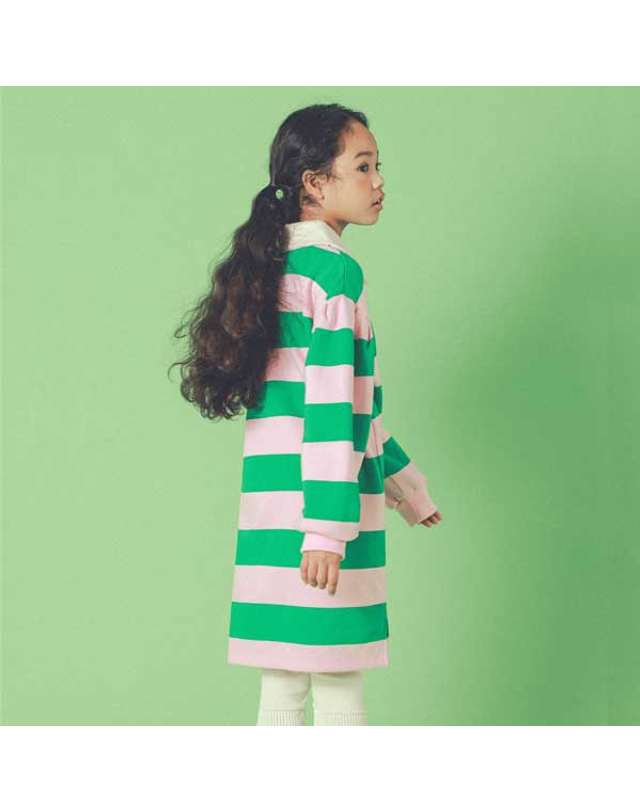 아이러브제이 B. 스폴딩 스트라이프 원피스 JUWOP25 착용컷
