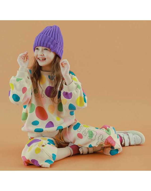아이러브제이 M. 젤리빈 맨투맨 티 JUWTO30 착용컷
