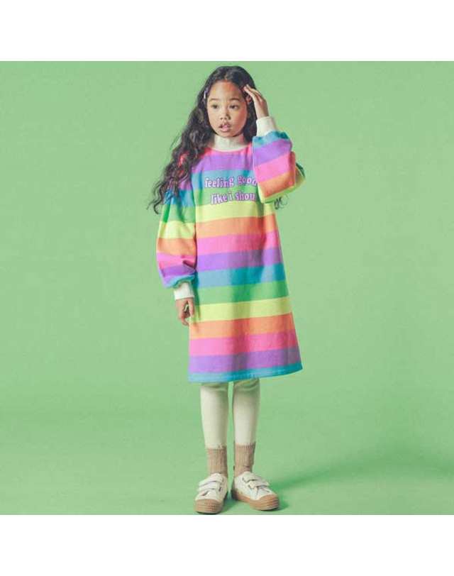아이러브제이 B. 크레파스 하프넥 원피스 JUWOP18 착용컷