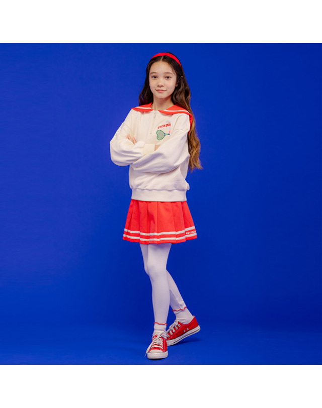 아이러브제이 B.듀베르 세일러 맨투맨 JVWTO21 착용컷