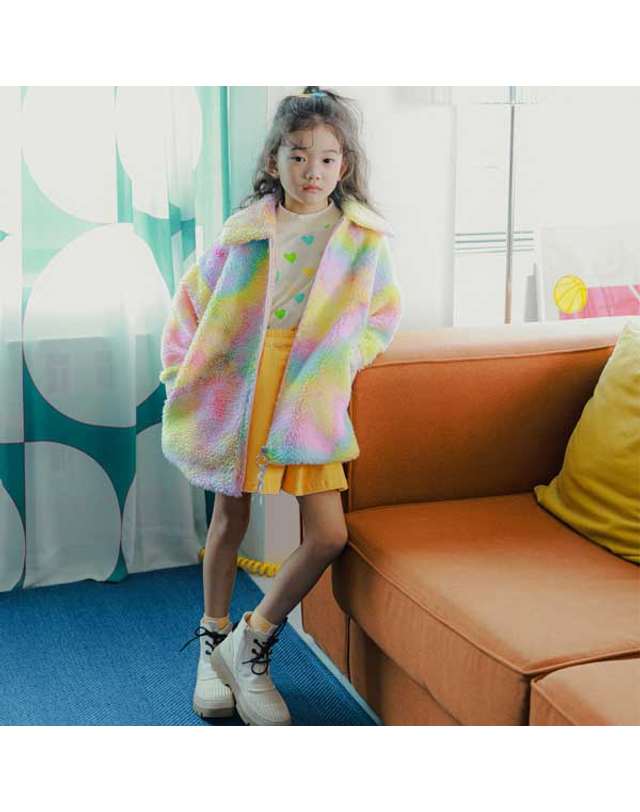 아이러브제이 G. 밀라 레인보우 아우터 JUEOU04 착용컷