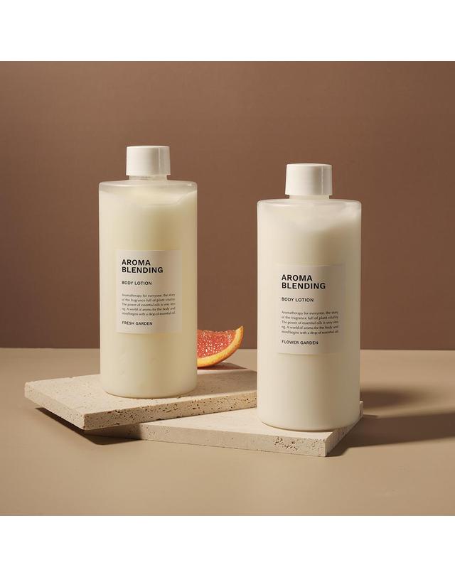 소소코 소소코 아로마 촉촉한 고보습 버가못 일랑일랑 스윗오렌지 순한 바디로션 350ml 플라워가든 착용컷