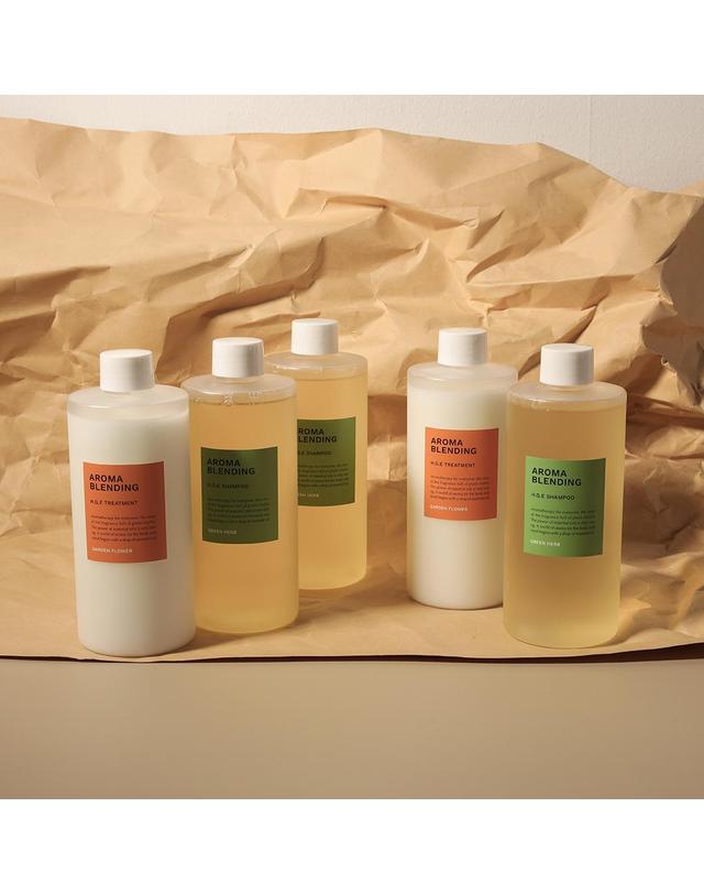 소소코 소소코 아로마 부드러운 모발 두피 저자극 HGE 순한 샴푸 그린허브 350ml 착용컷