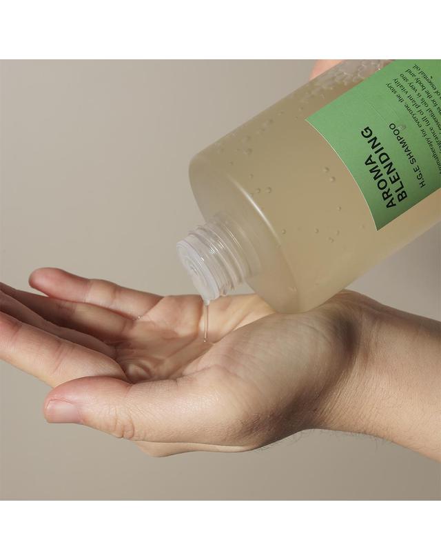 소소코 소소코 아로마 부드러 운 모발 두피 저자극 HGE 순한 샴푸 그린허브 350ml 착용컷