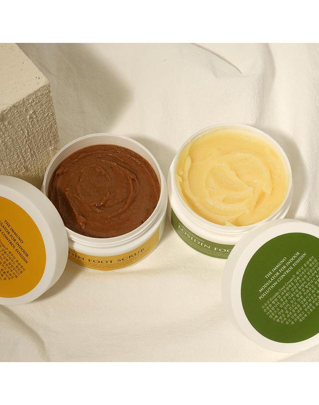 소소코 소소코 아로마 이오시딘 각질제거 아로마 풋스크럽 촉촉한 풋크림 SET 착용컷