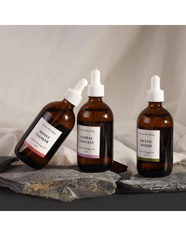 소소코 소소코 자연 순수 아로마 바디 트리트먼트 오일 마사지오일 모이스트플로럴 100ml 라이트버전 착용컷