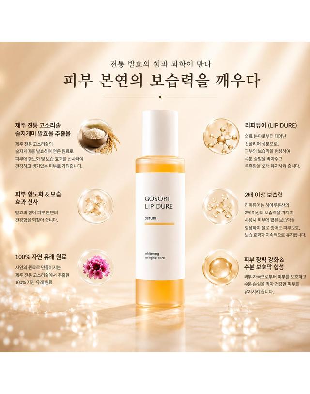 소소코 미백 주름 기능성 소소코 발효 고소리 리피듀어 대용량 세럼 120ml 착용컷