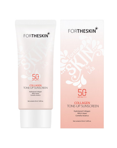 포더스킨 콜라겐 톤 업 선스크린 50ml SPF50+/PA++++