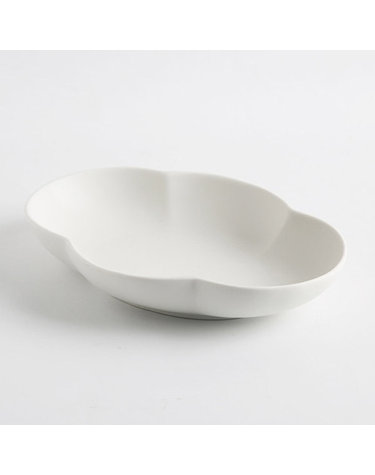 [시라쿠스] 네이처 무광 타원볼 25.5cm 10인치 화이트 (SYN-S008-WH)