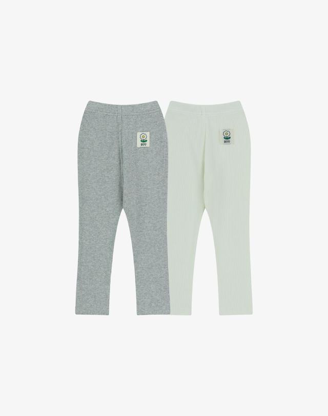 로토토베베 플로럴베이직레깅스 아이보리 착용컷
