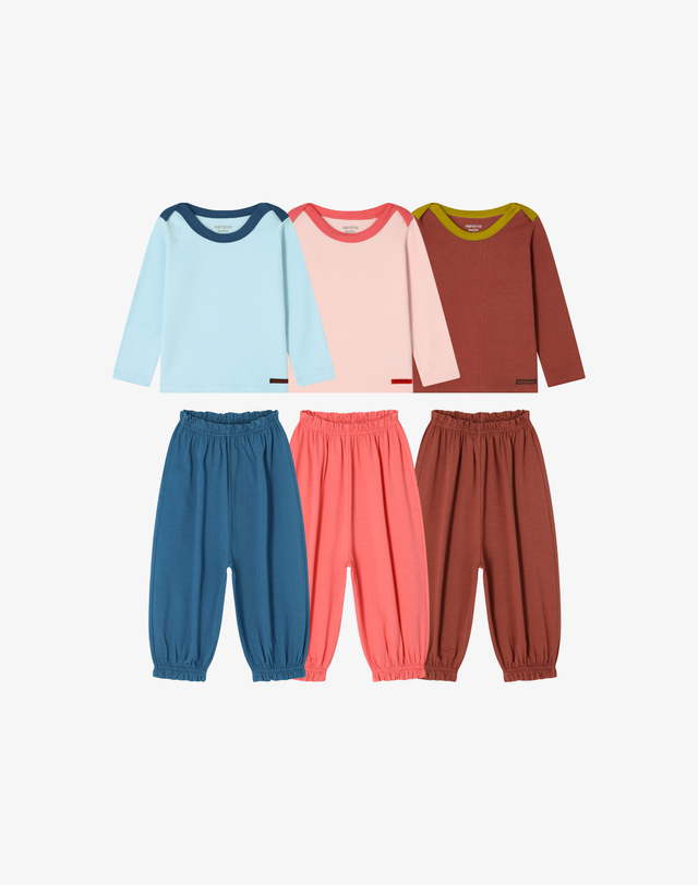 로토토베베 모달 마카롱 실내복 (3 color) 착용컷
