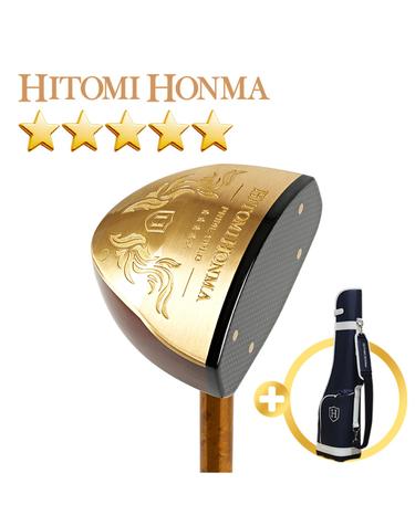 [2026년형] 협회공인인증 히토미혼마 5스타 파크골프채 PRIME GOLD+히토미 하프백
