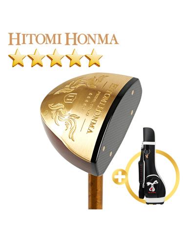 [2026년형] 협회공인인증 히토미혼마 5스타 파크골프채 PRIME GOLD+엠유 하프백